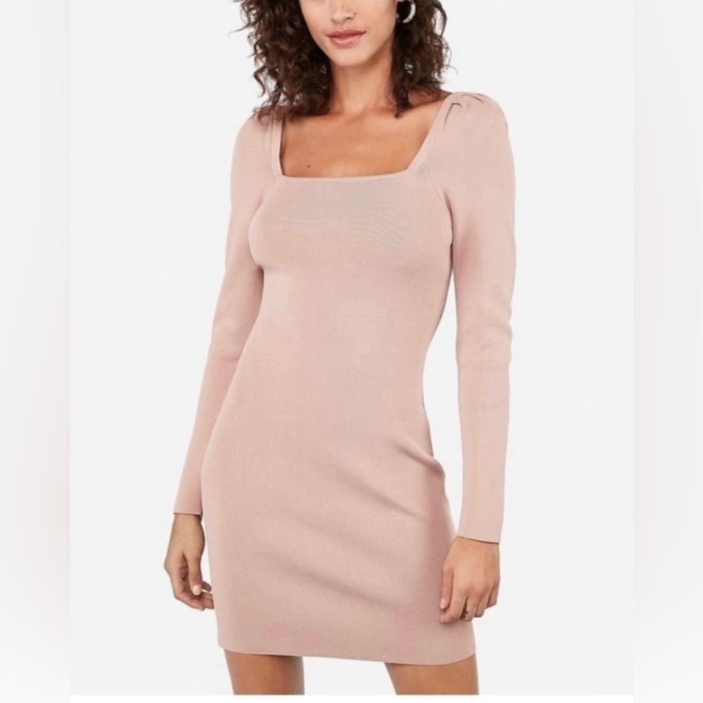 Negin Mirsalehi x Express dress in nude. New & never worn with tags. Size M
